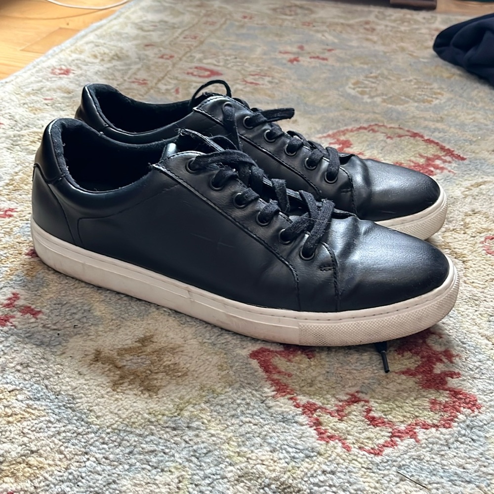 Banana Republic Black Leather Sneakers
